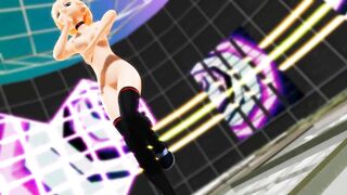 【MMD】Pink Cat Nude【R-18】