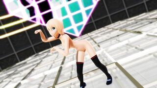 【MMD】Pink Cat Nude【R-18】