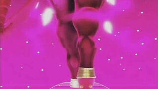 Synthwave Strut (3D Vaporwave Strip Futa)