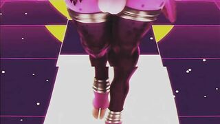 Synthwave Strut (3D Vaporwave Strip Futa)