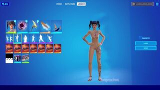 so i removed All Crystal's Clothes on my Fortnite Lobby