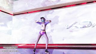 MMD Aespa - Savage Akali Hot Kpop Dance League of Legends KDA