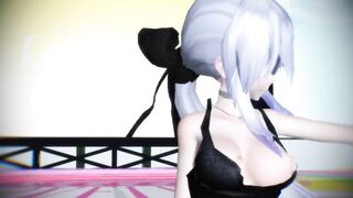 【MMD】Girls The power of the old man【R-18】