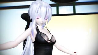 【MMD】Girls The power of the old man【R-18】