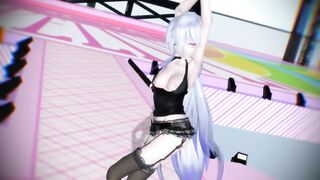 【MMD】Girls The power of the old man【R-18】