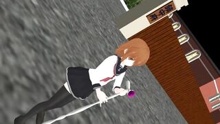 【MMD】Hypnosis KanColle Thunder-Romeo & Cinderella at Ikazuchi【R-18】