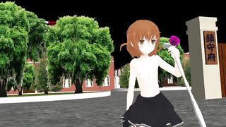 【MMD】Hypnosis KanColle Thunder-Romeo & Cinderella at Ikazuchi【R-18】