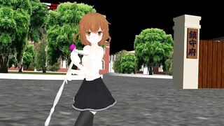 【MMD】Hypnosis KanColle Thunder-Romeo & Cinderella at Ikazuchi【R-18】