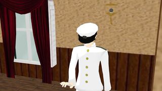 【MMD】Hypnosis KanColle Thunder-Romeo & Cinderella at Ikazuchi【R-18】