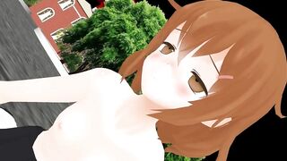 【MMD】Hypnosis KanColle Thunder-Romeo & Cinderella at Ikazuchi【R-18】