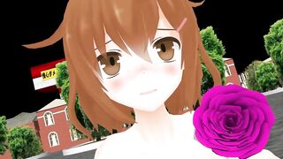 【MMD】Hypnosis KanColle Thunder-Romeo & Cinderella at Ikazuchi【R-18】