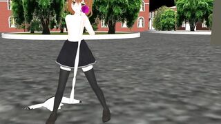 【MMD】Hypnosis KanColle Thunder-Romeo & Cinderella at Ikazuchi【R-18】