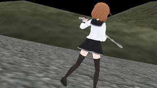 【MMD】Hypnosis KanColle Thunder-Romeo & Cinderella at Ikazuchi【R-18】