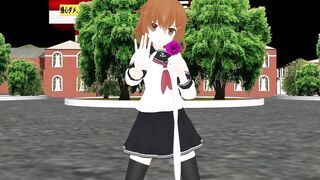 【MMD】Hypnosis KanColle Thunder-Romeo & Cinderella at Ikazuchi【R-18】