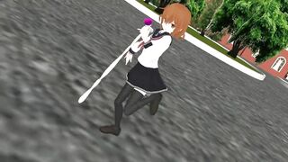 【MMD】Hypnosis KanColle Thunder-Romeo & Cinderella at Ikazuchi【R-18】