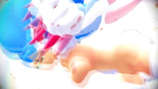 【MMD】Nude Felicia - HENTAI【R-18】