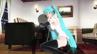 3D HENTAI Hatsune Miku cowgirl