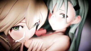 mmd r18 Cakeface sexy and seductive pretty girls 3d hentai