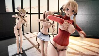 mmd r18 HMKJ Printz Murasame Kongo 3d hentai