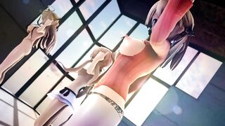 mmd r18 HMKJ Printz Murasame Kongo 3d hentai