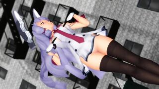 【MMD】Mr Murakumo who wants to push it right away but wont let me push it【R-18】