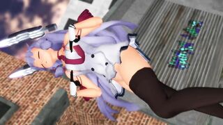 【MMD】Mr Murakumo who wants to push it right away but wont let me push it【R-18】