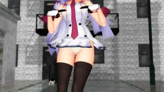 【MMD】Mr Murakumo who wants to push it right away but wont let me push it【R-18】