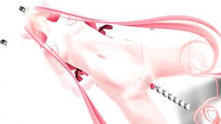 【SEX TOY-MMD】Efu-chan in erotic swimsuit dances back and forth【R-18】