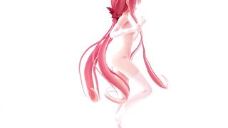 【SEX TOY-MMD】Efu-chan in erotic swimsuit dances back and forth【R-18】