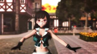 【MMD】Forecast of love sky in Toriumi【R-18】