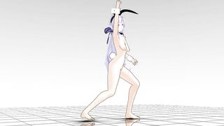 【MMD】Haku & clean blue jeans【R-18】