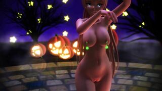 【MMD】Angela - Happy Halloween【R-18】