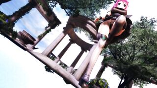 【MMD】Nopan Izumi - Pink Cat【R-18】