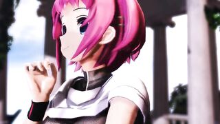 【MMD】Nopan Izumi - Pink Cat【R-18】