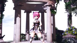 【MMD】Nopan Izumi - Pink Cat【R-18】