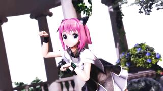 【MMD】Nopan Izumi - Pink Cat【R-18】