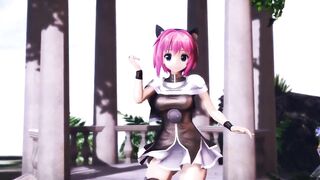 【MMD】Nopan Izumi - Pink Cat【R-18】