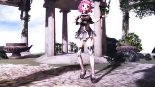 【MMD】Nopan Izumi - Pink Cat【R-18】