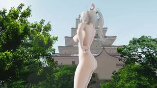 mmd r18 Haku Deep Blue Town 3d hentai