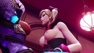 D.va x Sombra futa x female