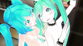 【SEX-MMD】SEX with Miku & Miku【R-18】