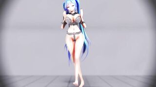 【MMD】HK Miku - Toxic full【R-18】