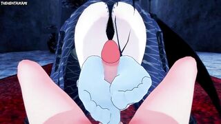 Hentai POV Feet Vampire Fraulein from Yu-Gi-Oh! Dominates you!