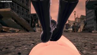 Hentai POV Feet Seras Victoria from Hellsing Vampiress Dominates You!