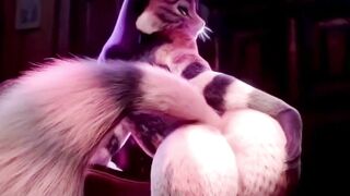 Furry Porn Compilation - Slutty Dancing - Yiff HMV - (Bi)