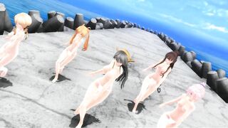 【MMD】Ikki Tousen - Breakwater!【R-18】