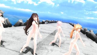 【MMD】Ikki Tousen - Breakwater!【R-18】