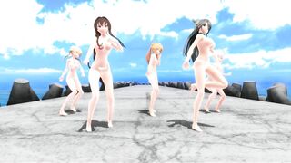 【MMD】Ikki Tousen - Breakwater!【R-18】