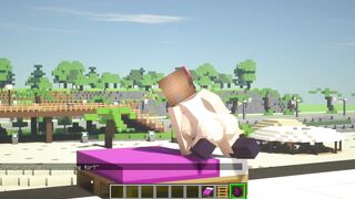 minecraft Jenny | pier city rooftop sex overlooking the beach