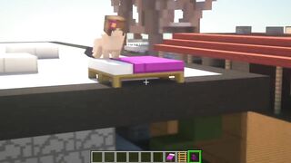 minecraft Jenny | pier city rooftop sex overlooking the beach